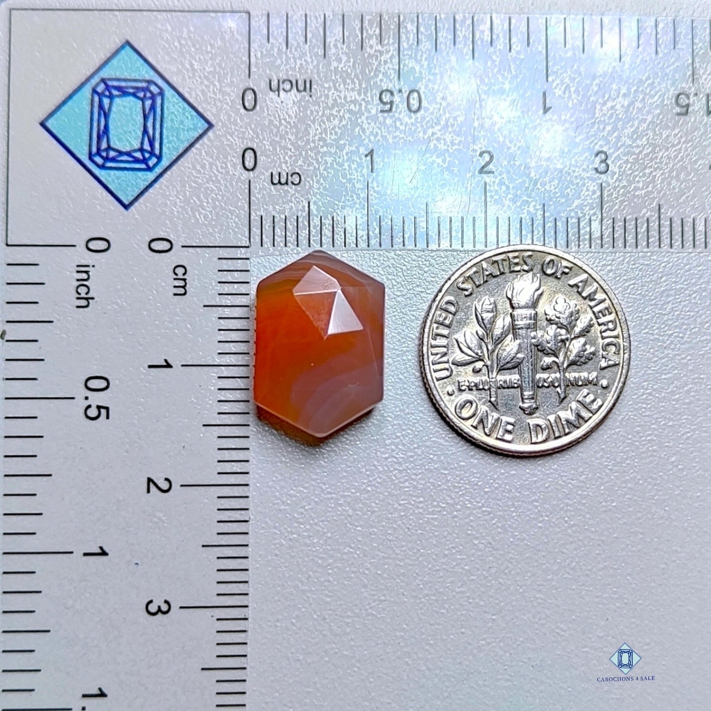 Botswana Agate Hexagon All cuts