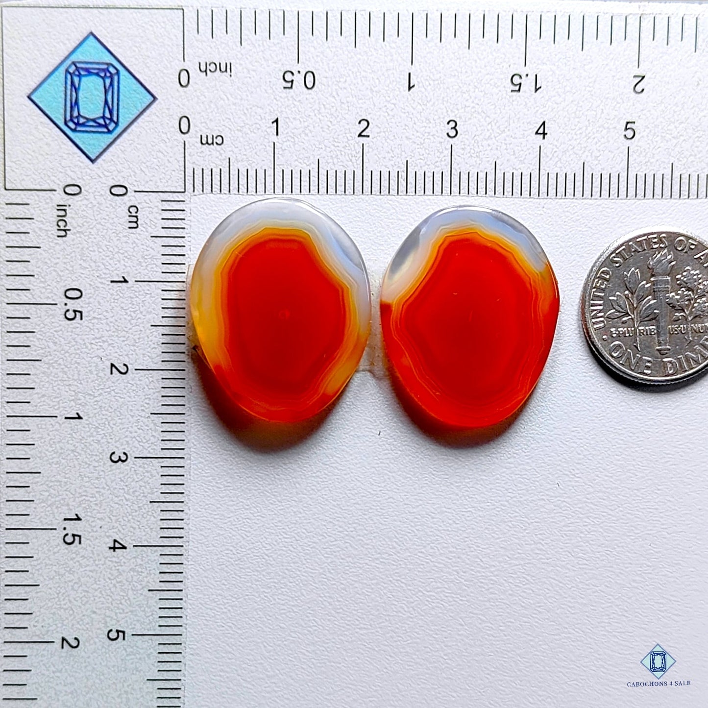 Botswana Agate Oval Pairs