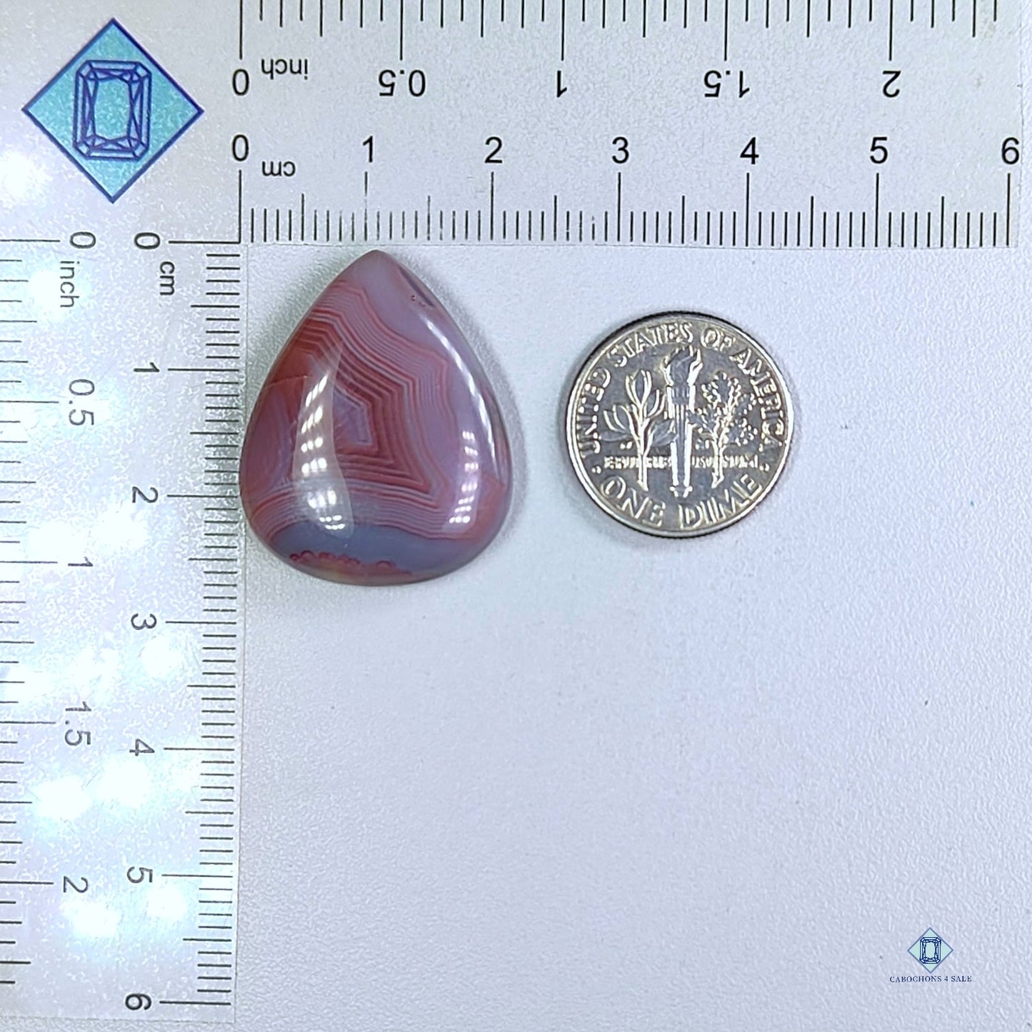 Botswana Agate Pear Cabochons