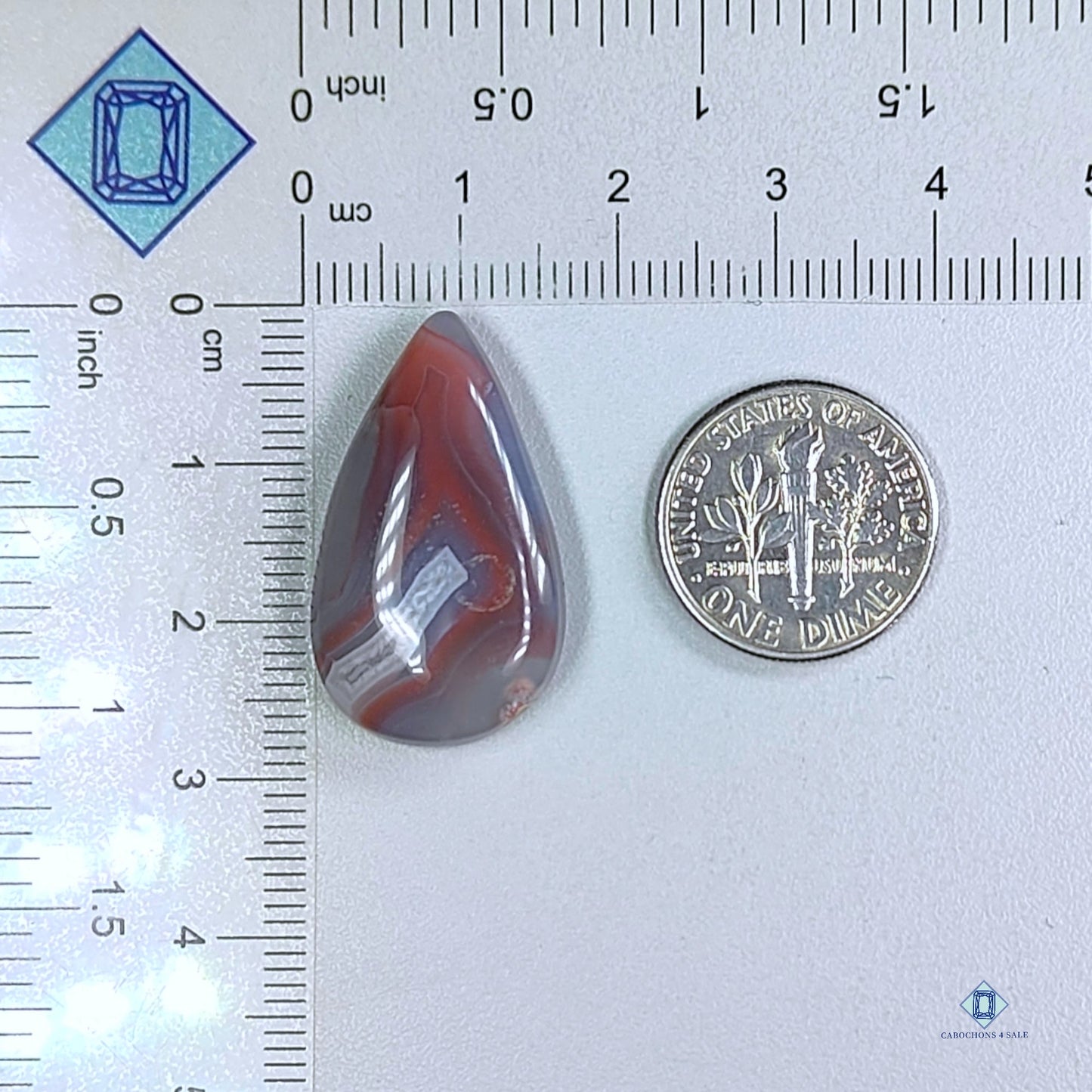 Botswana Agate Pear Cabochons