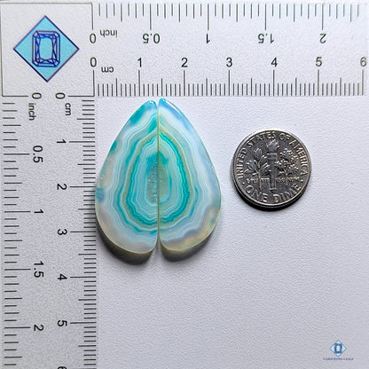 Botswana agate Pear Pairs