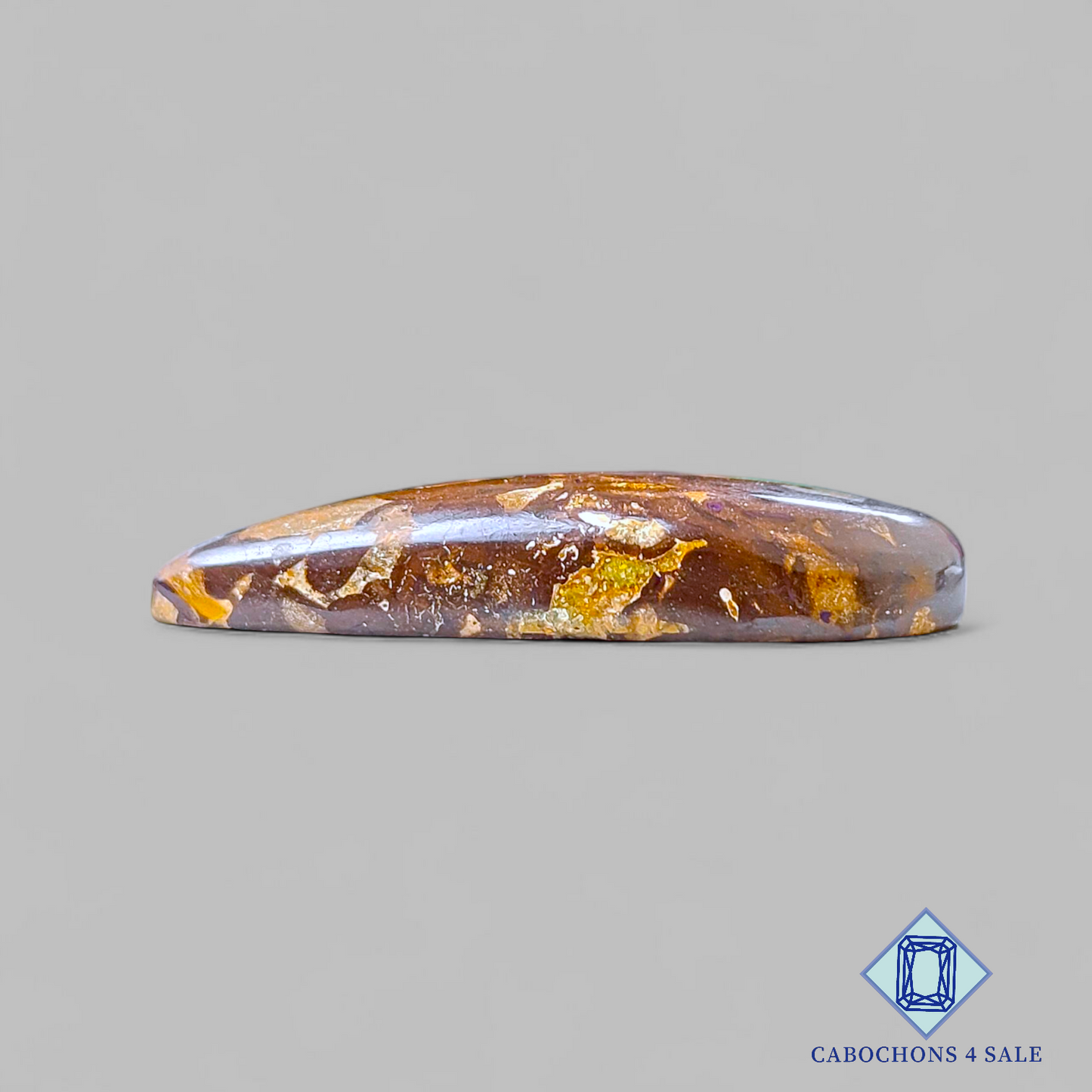 Cabujones de ópalo Boulder en forma de pera de 37 x 13 x 6 mm