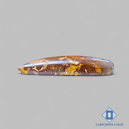 Cabujones de ópalo Boulder en forma de pera de 37 x 13 x 6 mm