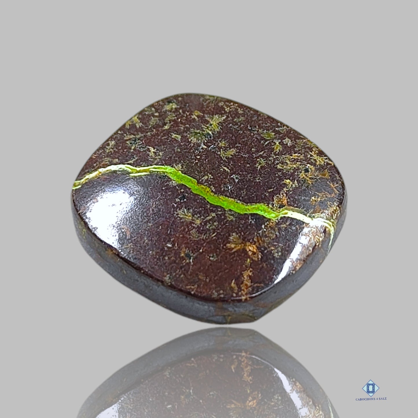 Gaspeite Stone Cushion Cabochons