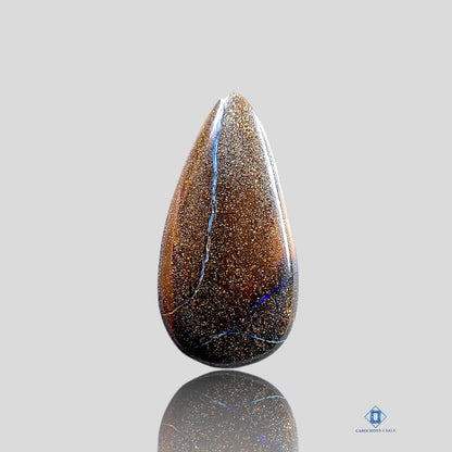 Boulder_opal-c4sw1828-Pear-Brown-Cabochons