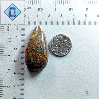 Boulder opal-Pear-Cabochons