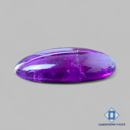 Natural Brazilian Amethyst Gemstone Oval Cabochons 25*17*7mm from Brazil  available for sale