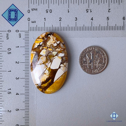 Natural Brecciated Mookaite Gemstone Oval Cabochons 39*24*7mm from Tanzania available for sale