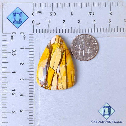 Brecciated Mookaite Pear Cabochons