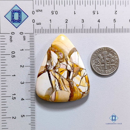 Brecciated Mookaite-pear-Cabochons