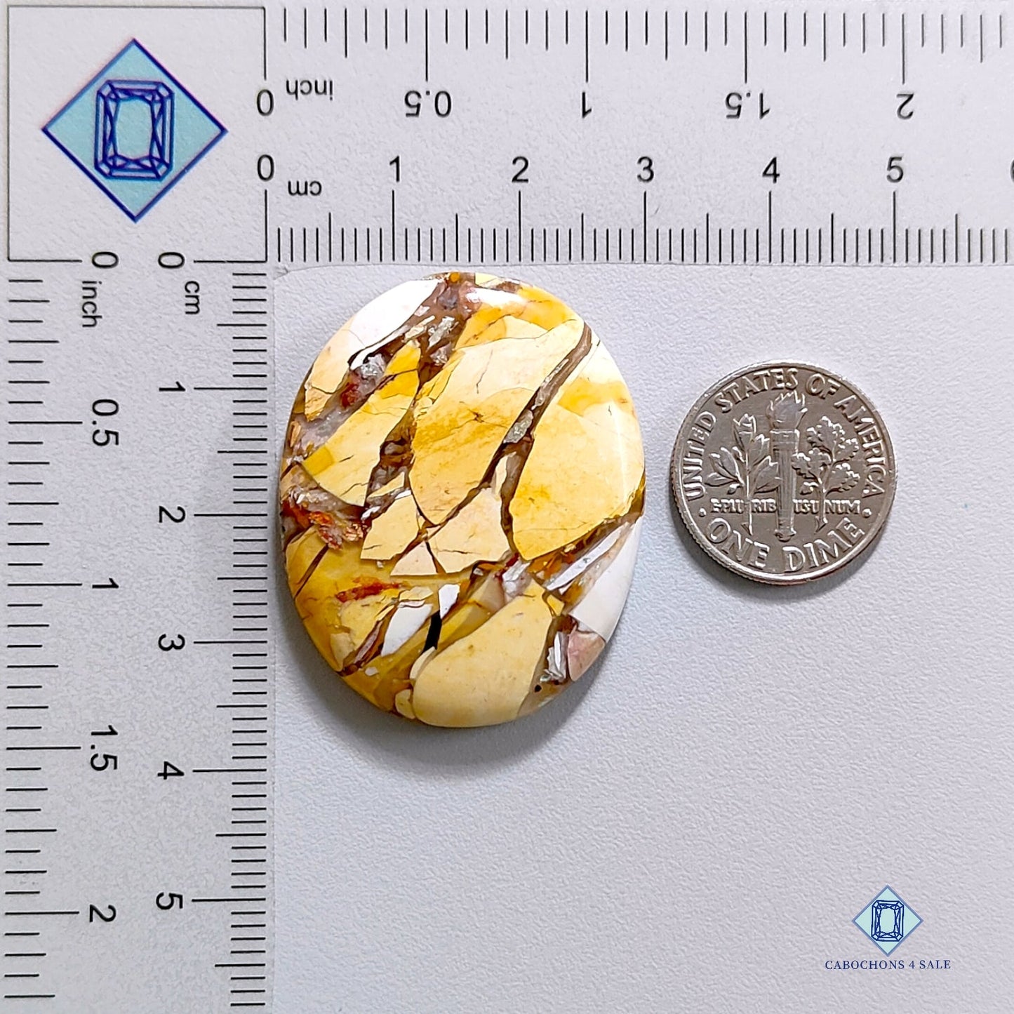 Brecciated Mookaite-Oval-Cabochons