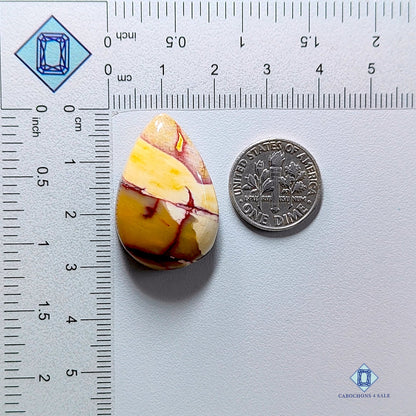 Brecciated Mookaite-Pear-Cabochons