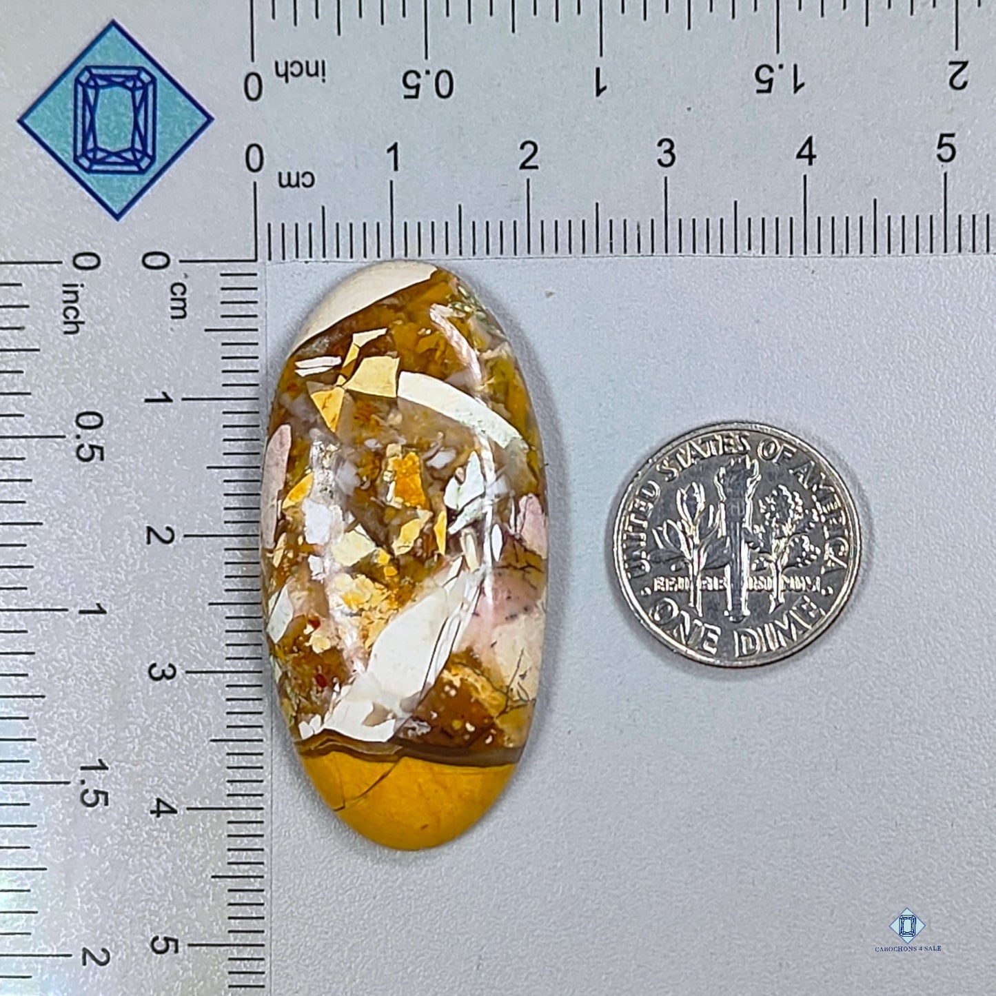 Brecciated Mookaite Oval Cabochons