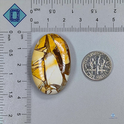 Brecciated Mookaite Oval Cabochons