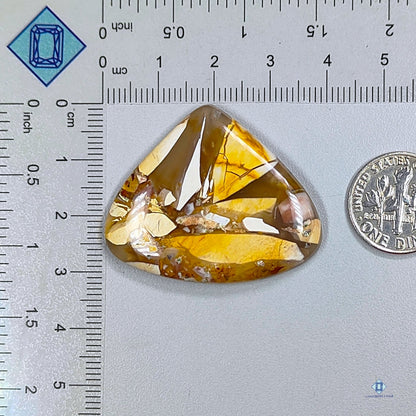 Brecciated Mookaite Pear Cabochons