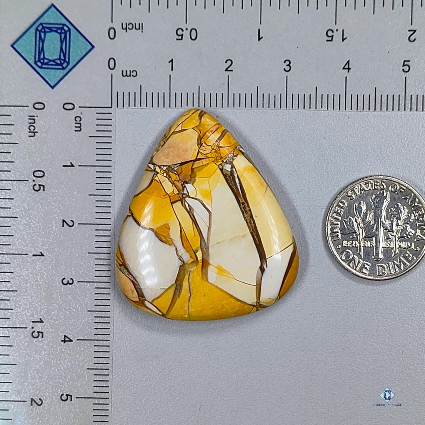 Brecciated Mookaite Pear Cabochons