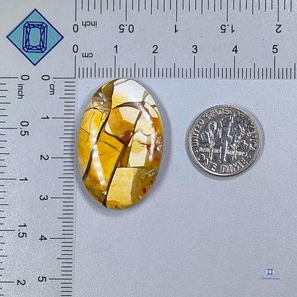 Brecciated Mookaite Oval Cabochons