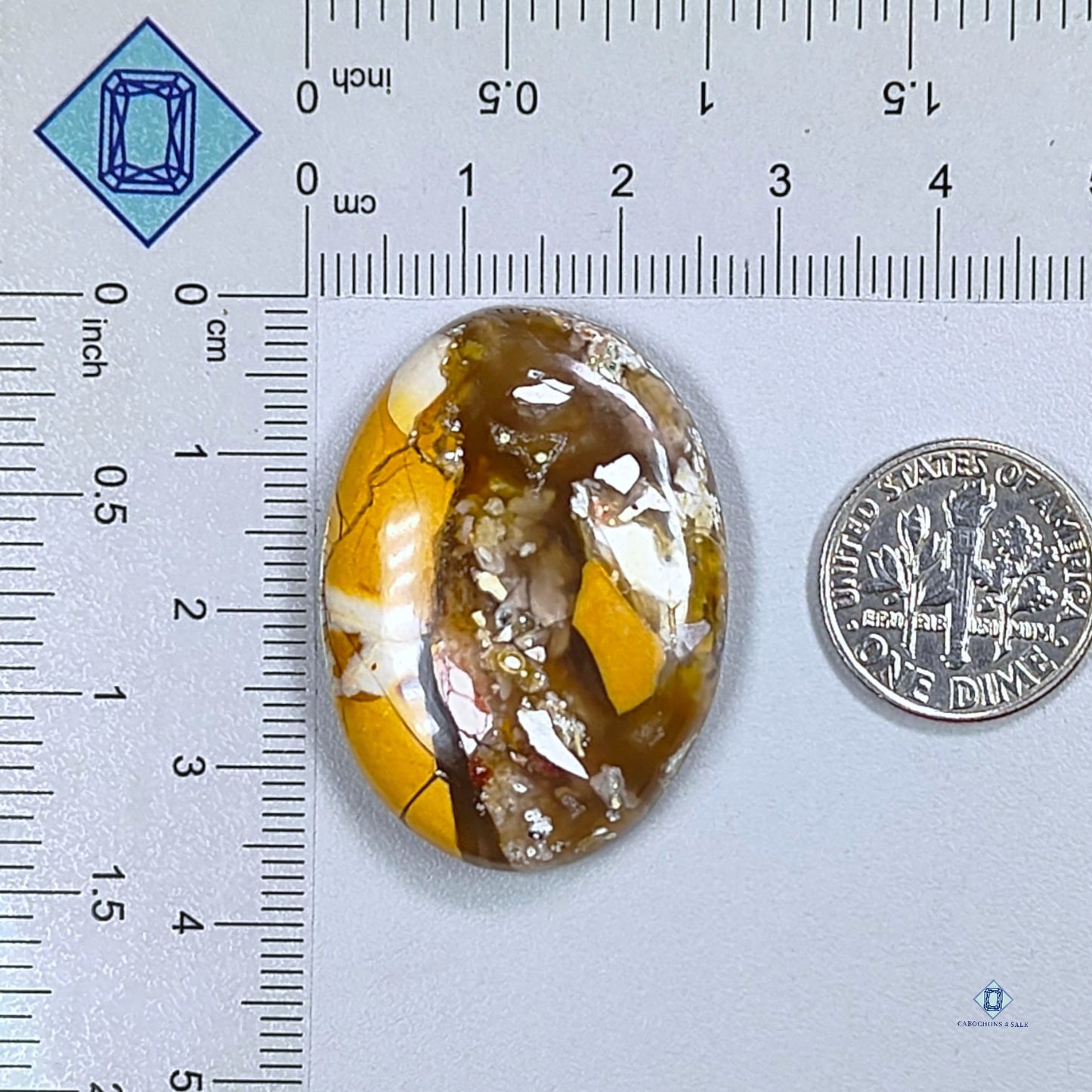 Brecciated Mookaite Oval Cabochons