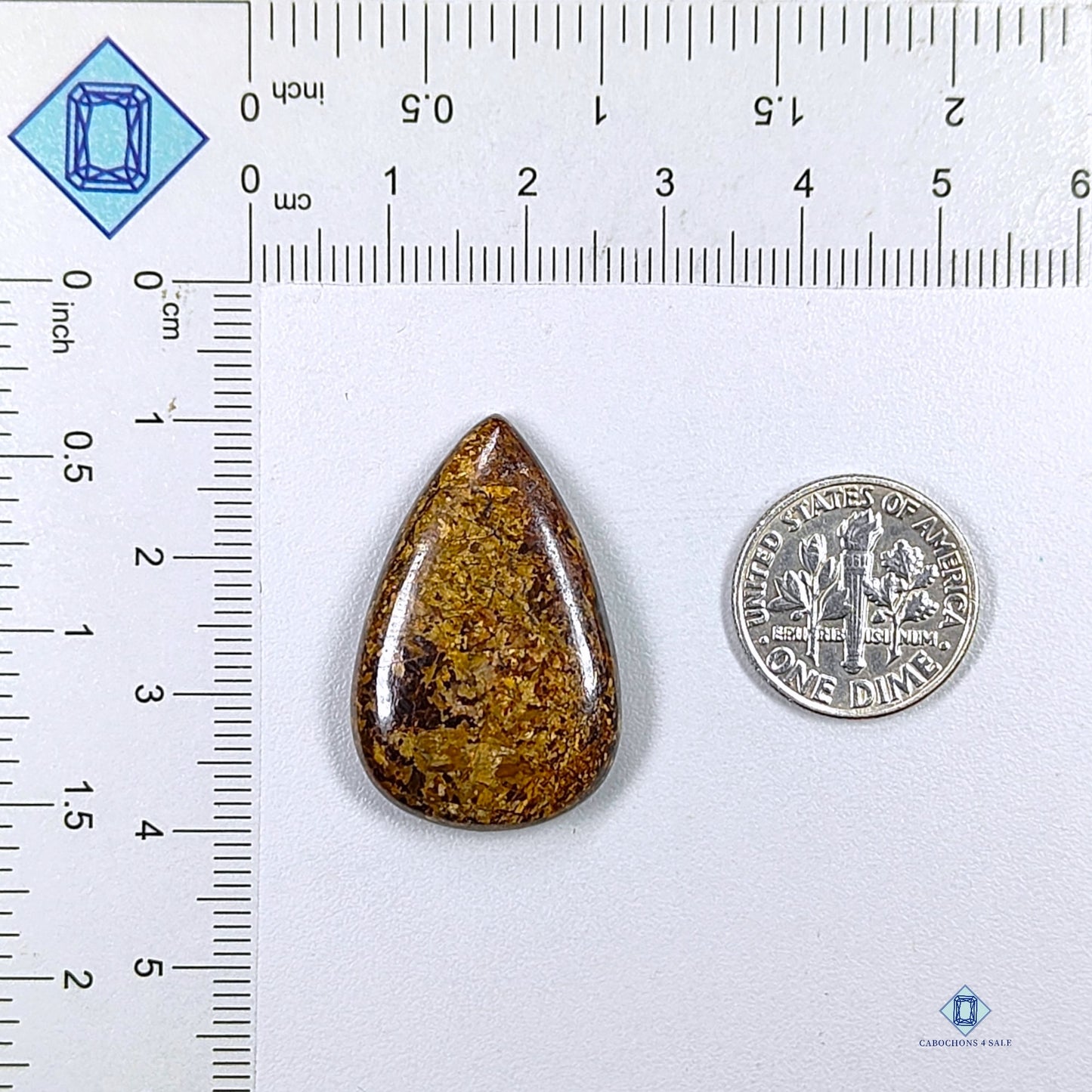 Bronzite Pear Cabochons