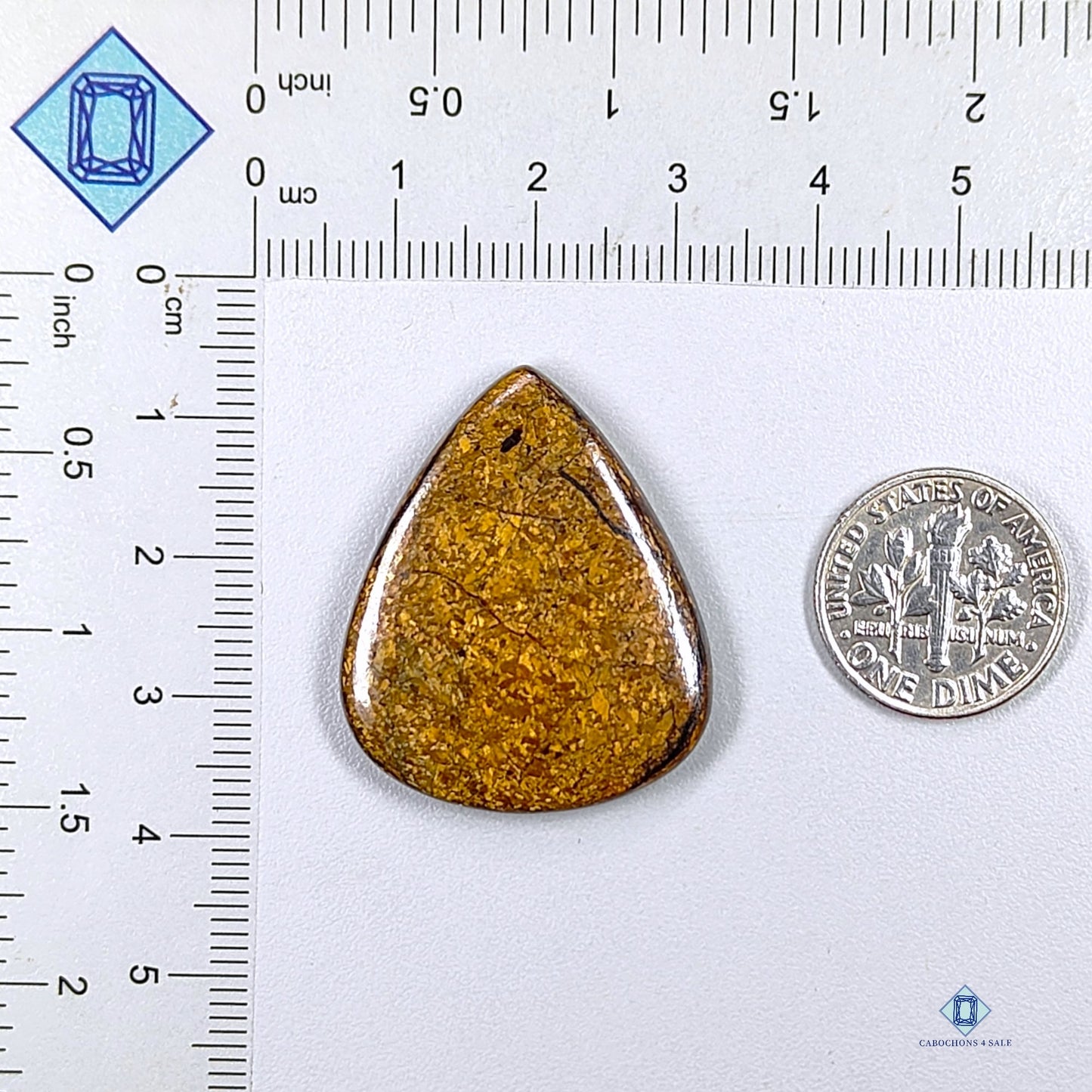 Bronzite Pear Cabochons