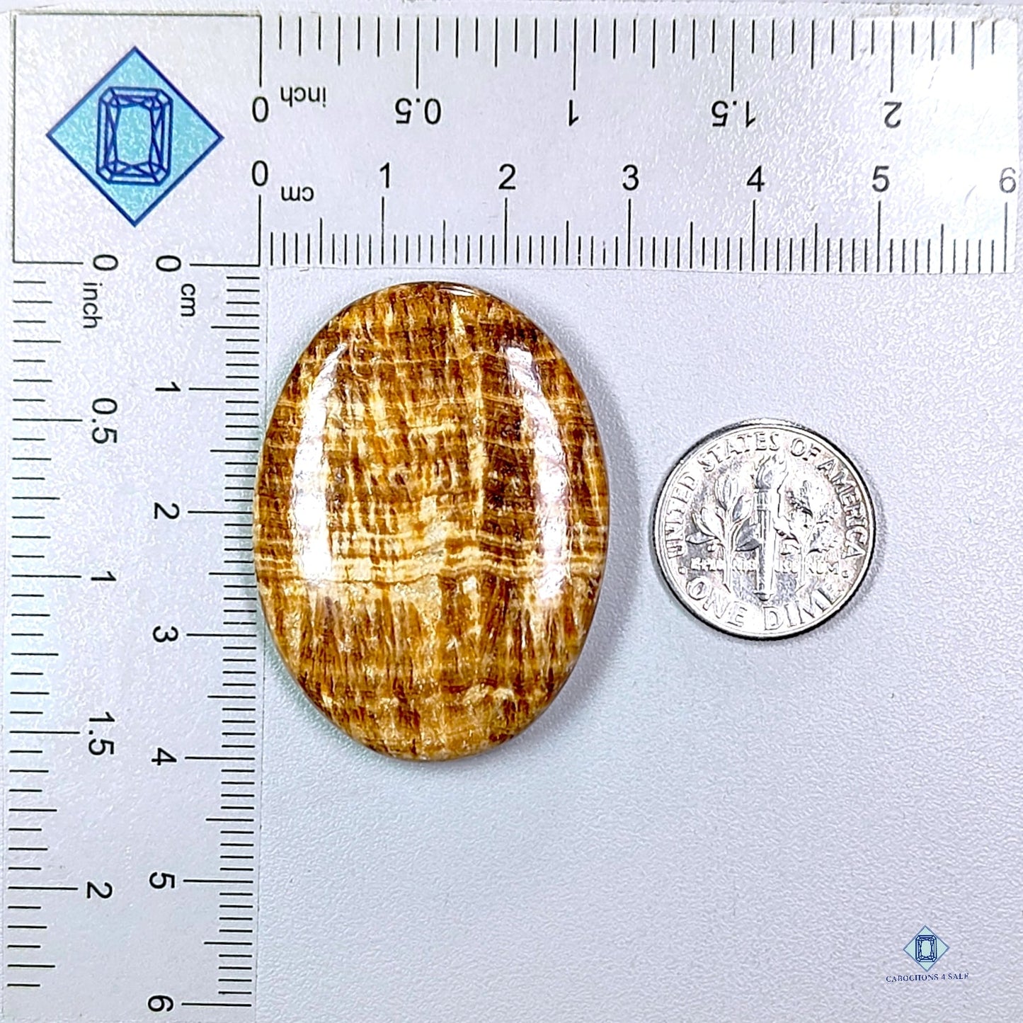 Brown Argonite Oval Cabochons