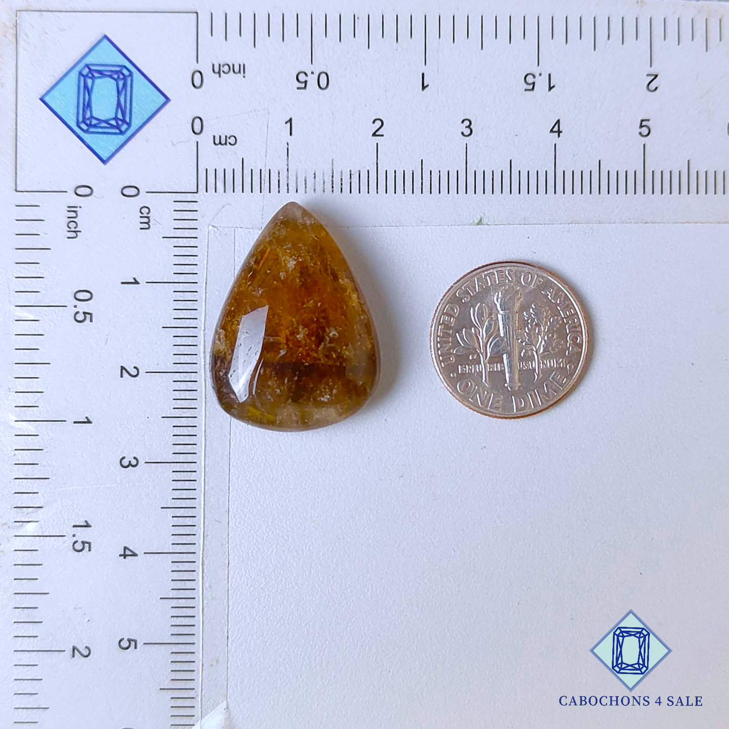Brown Opal Pear Cabochons