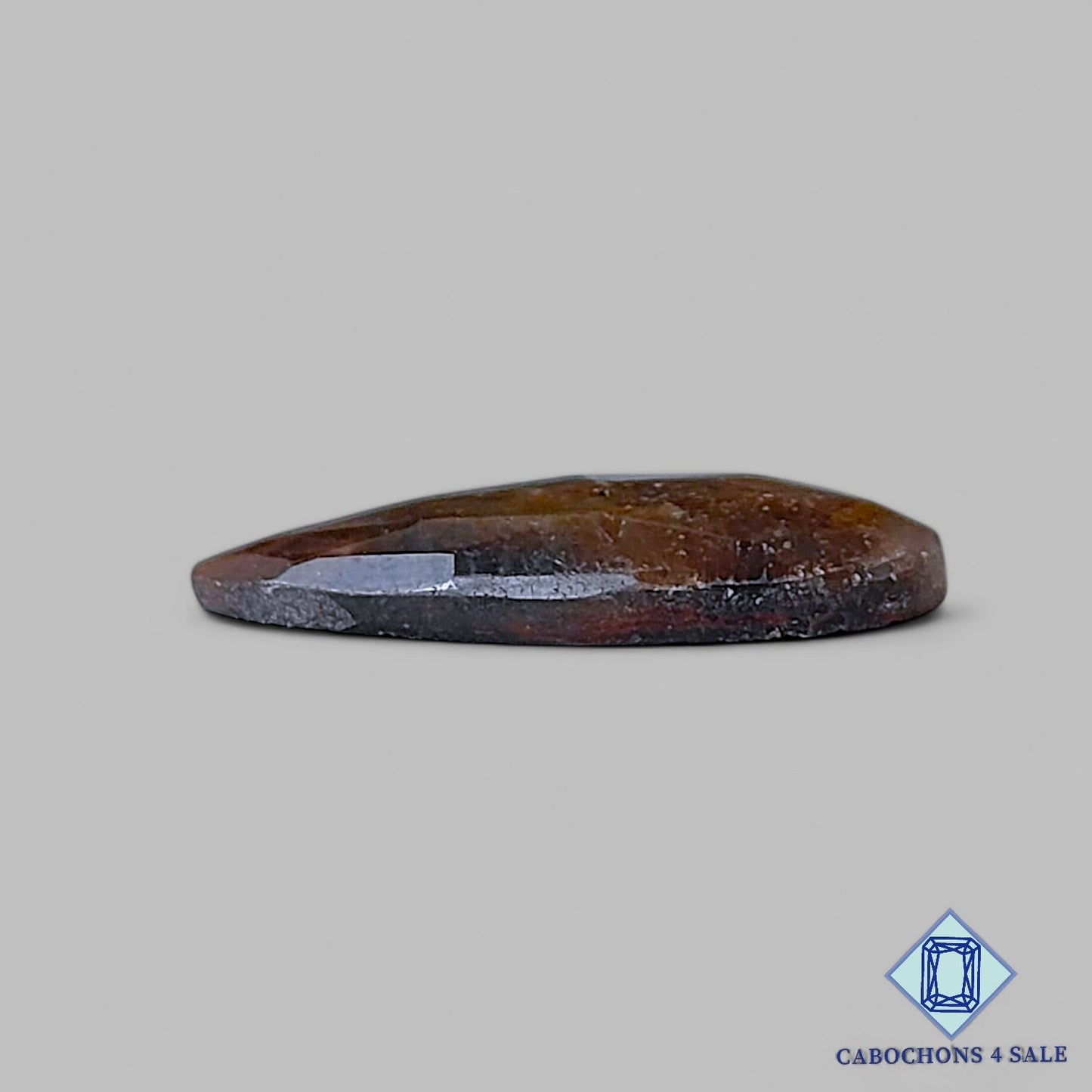 Natural Brown Sapphire Gemstone  Pear Rose Cut 19*10*3mm from Myanmar available for sale