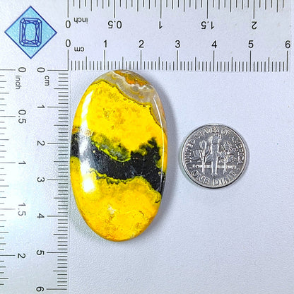 Bumble Bee Jasper Pear Cabochons