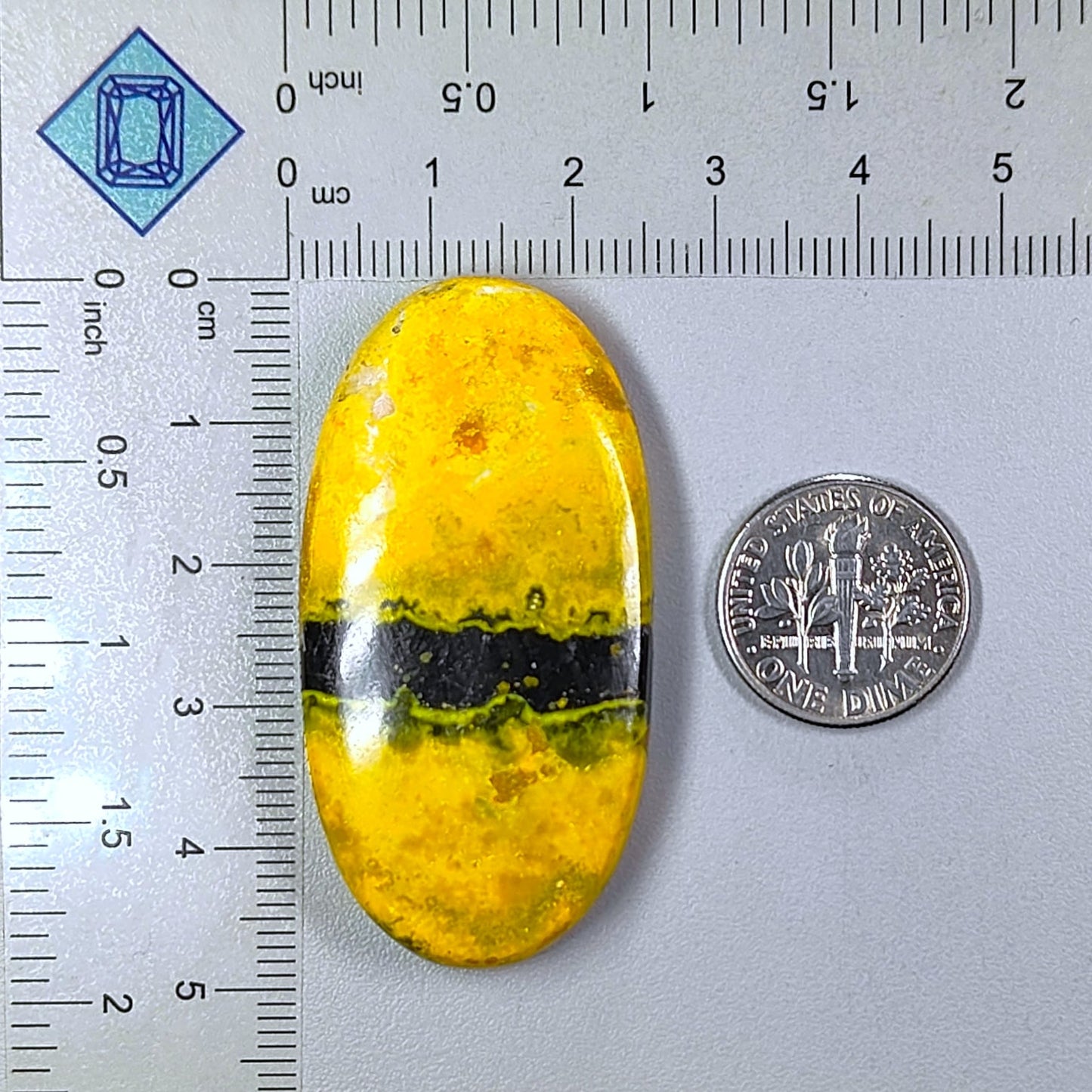 Bumblebee Jasper Oval Cabochons