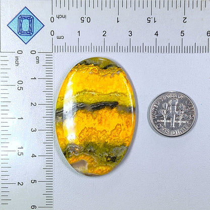 Bumblebee Jasper Oval Cabochons