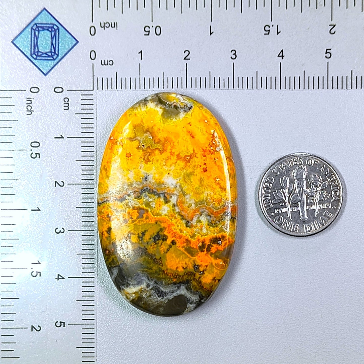 Bumblebee Jasper Oval Cabochons