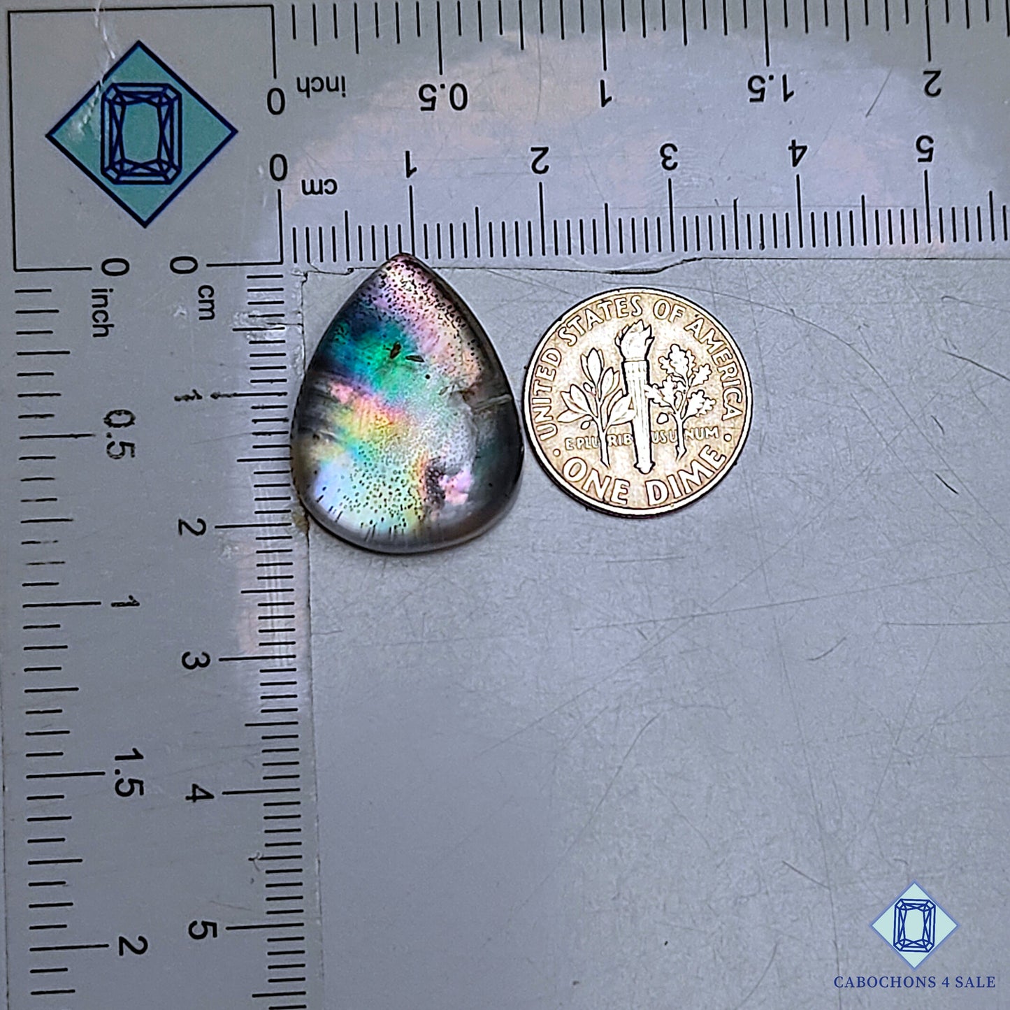 CD Glass + Crystal Quartz Doublet