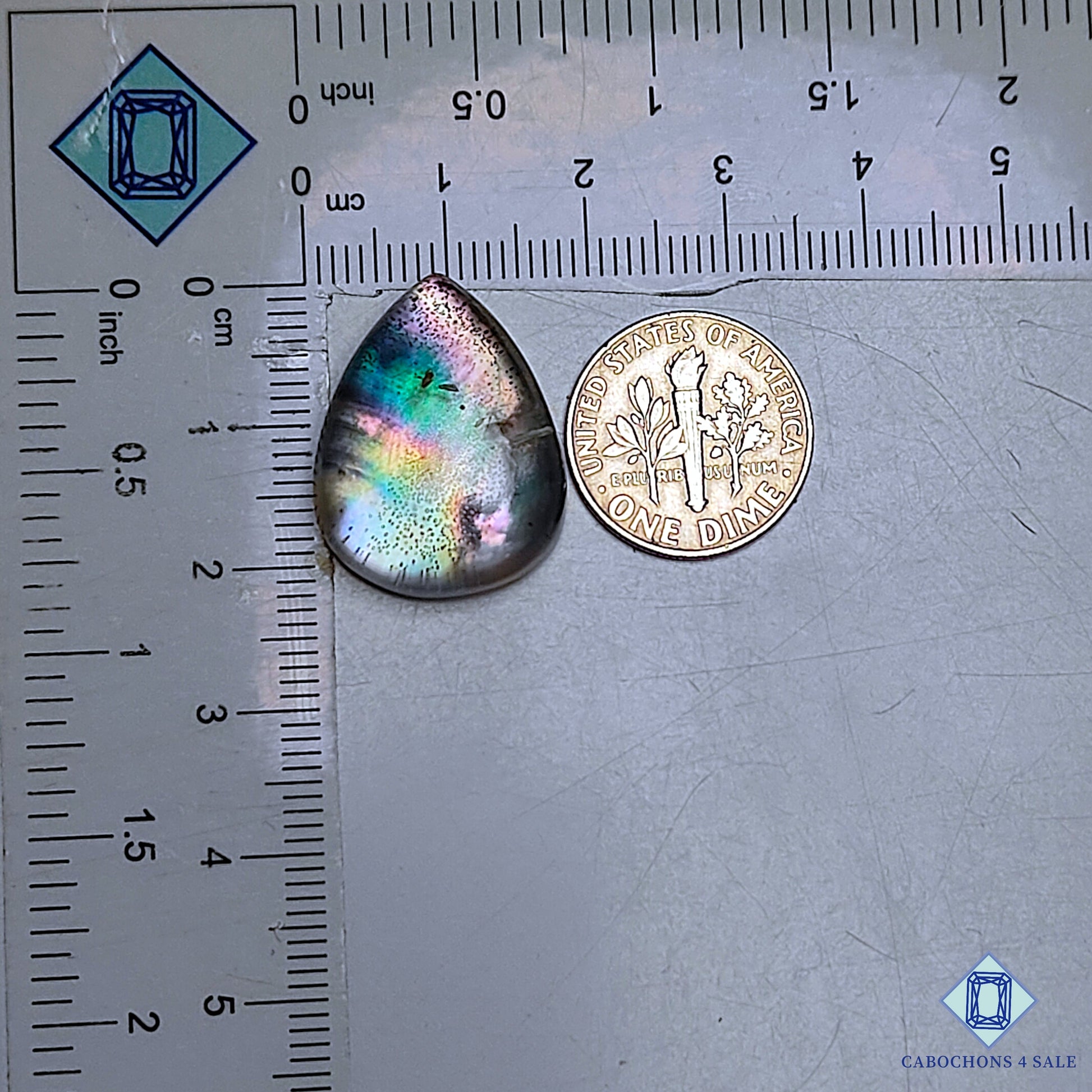 CD Glass + Crystal Quartz Doublet
