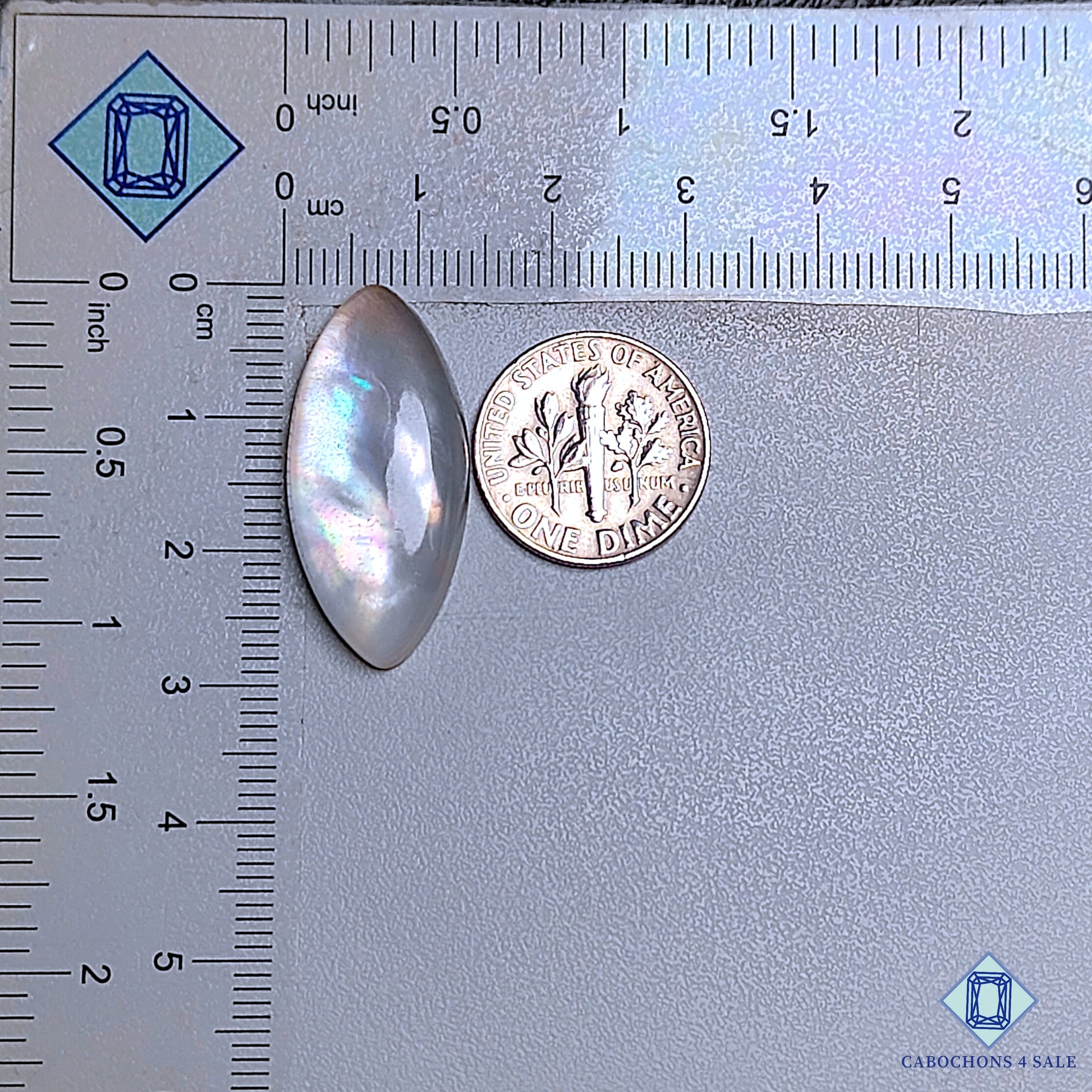 CD Glass + Crystal Quartz Doublet