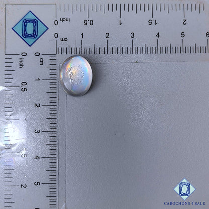 CD Glass + Crystal Quartz Doublet Gemstone  Oval Doublets 16*12*6mm available for sale