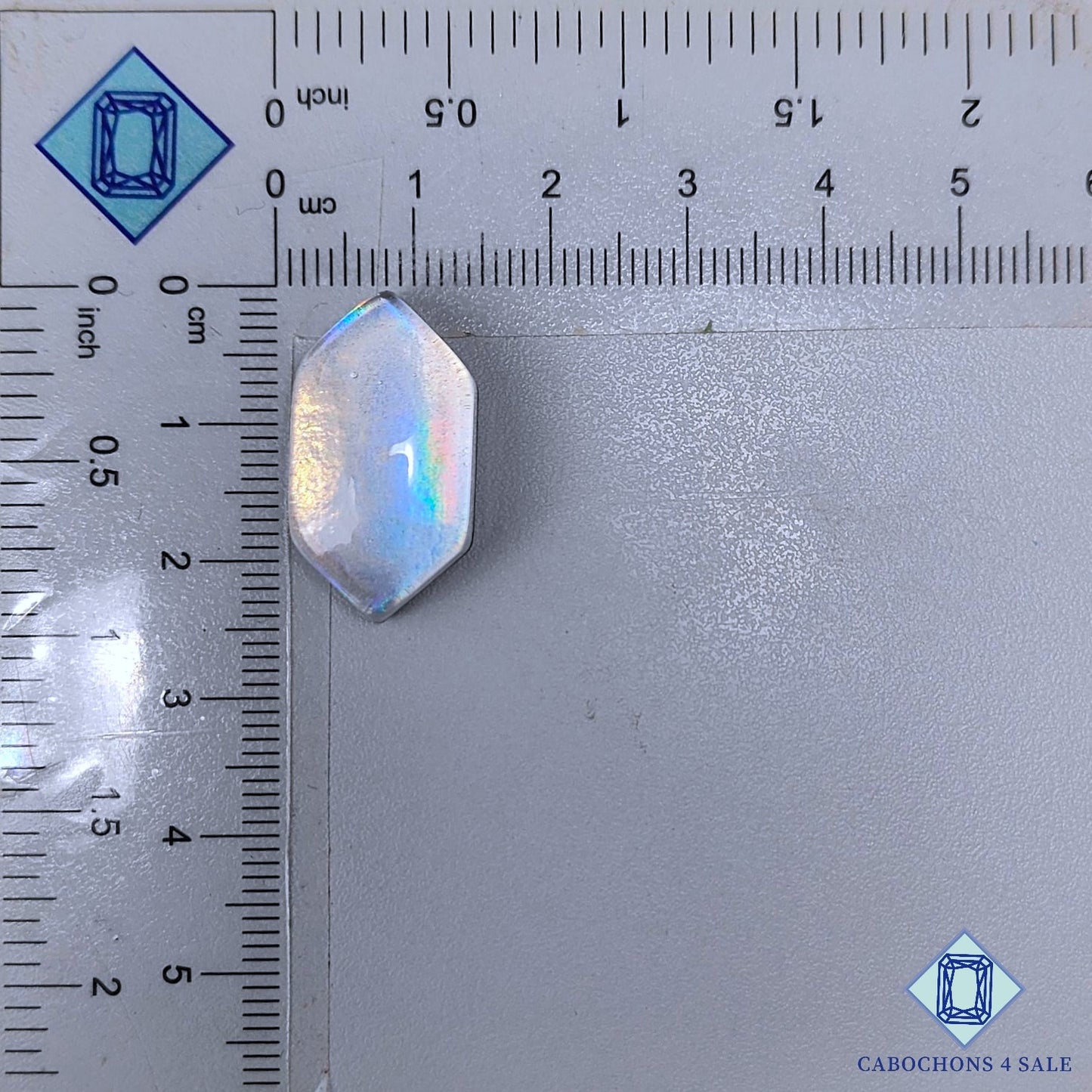 CD Glass + Crystal Quartz Doublet Gemstone  Hexagon Doublets 24*13*7mm available for sale