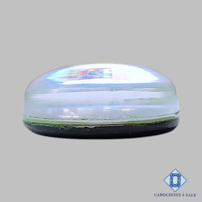 CD Glass + Crystal Quartz Doublet Gemstone  Oval Doublets 18*14*7mm available for sale