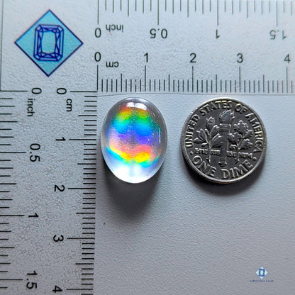 C D Glass +  Rainbow Doublets Oval Doublets