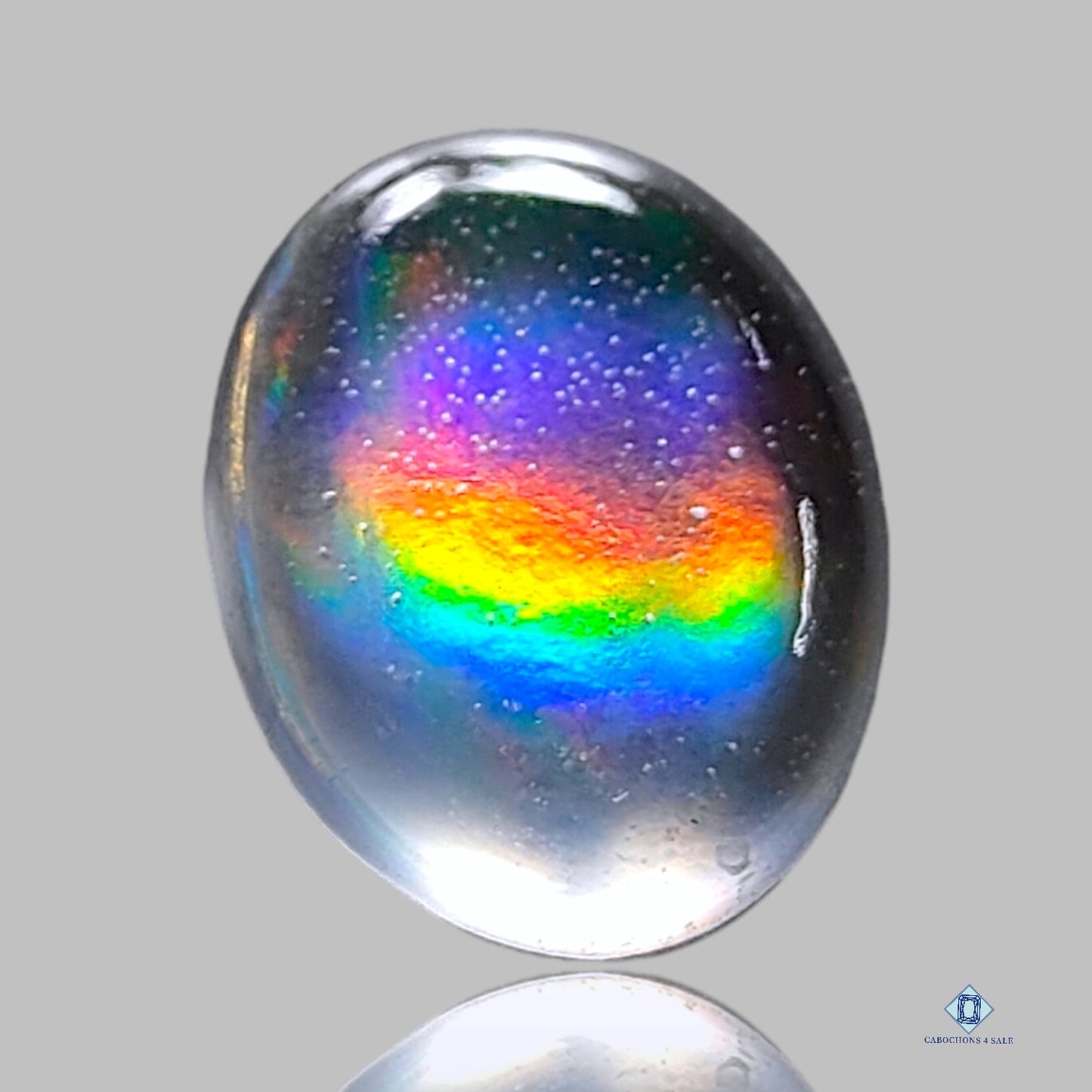 C D Glass +  Rainbow Doublets Oval Doublets