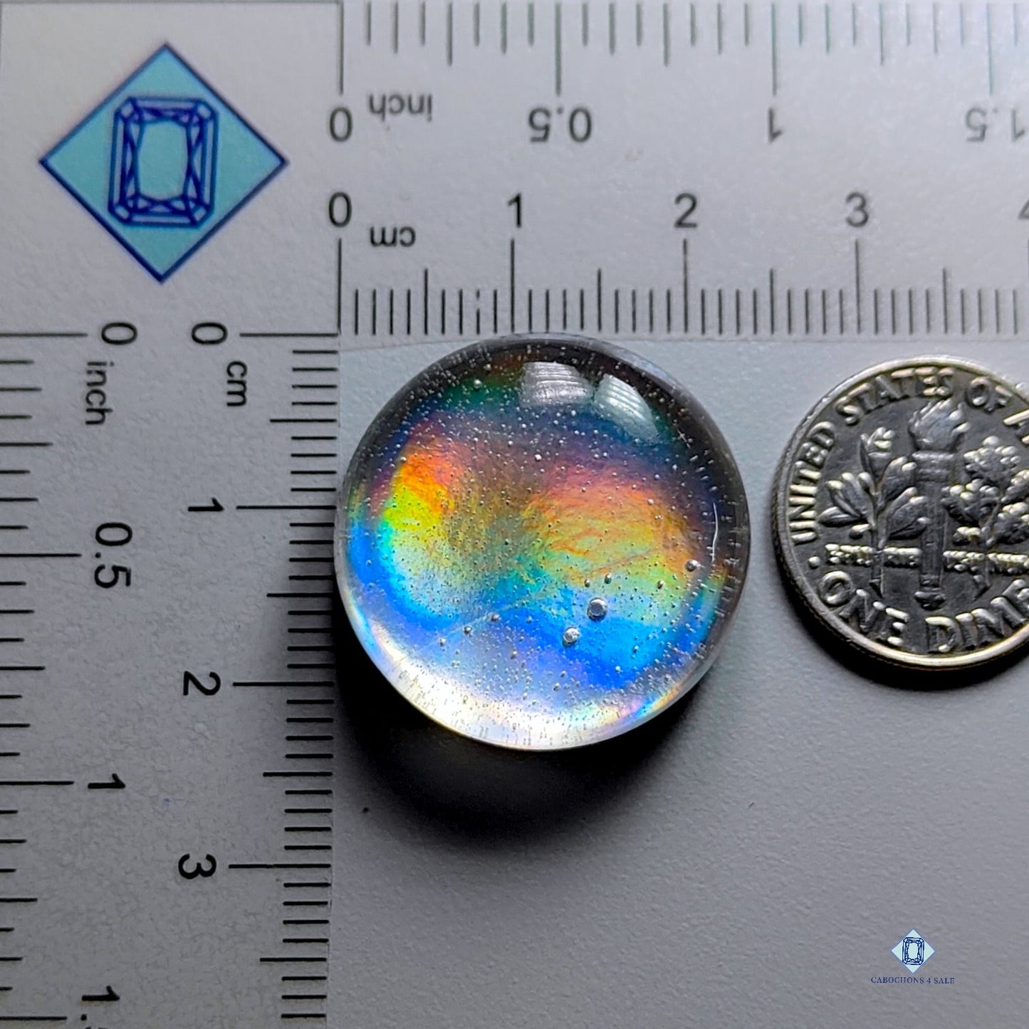 C D Glass +  Rainbow Doublets Round Doublets