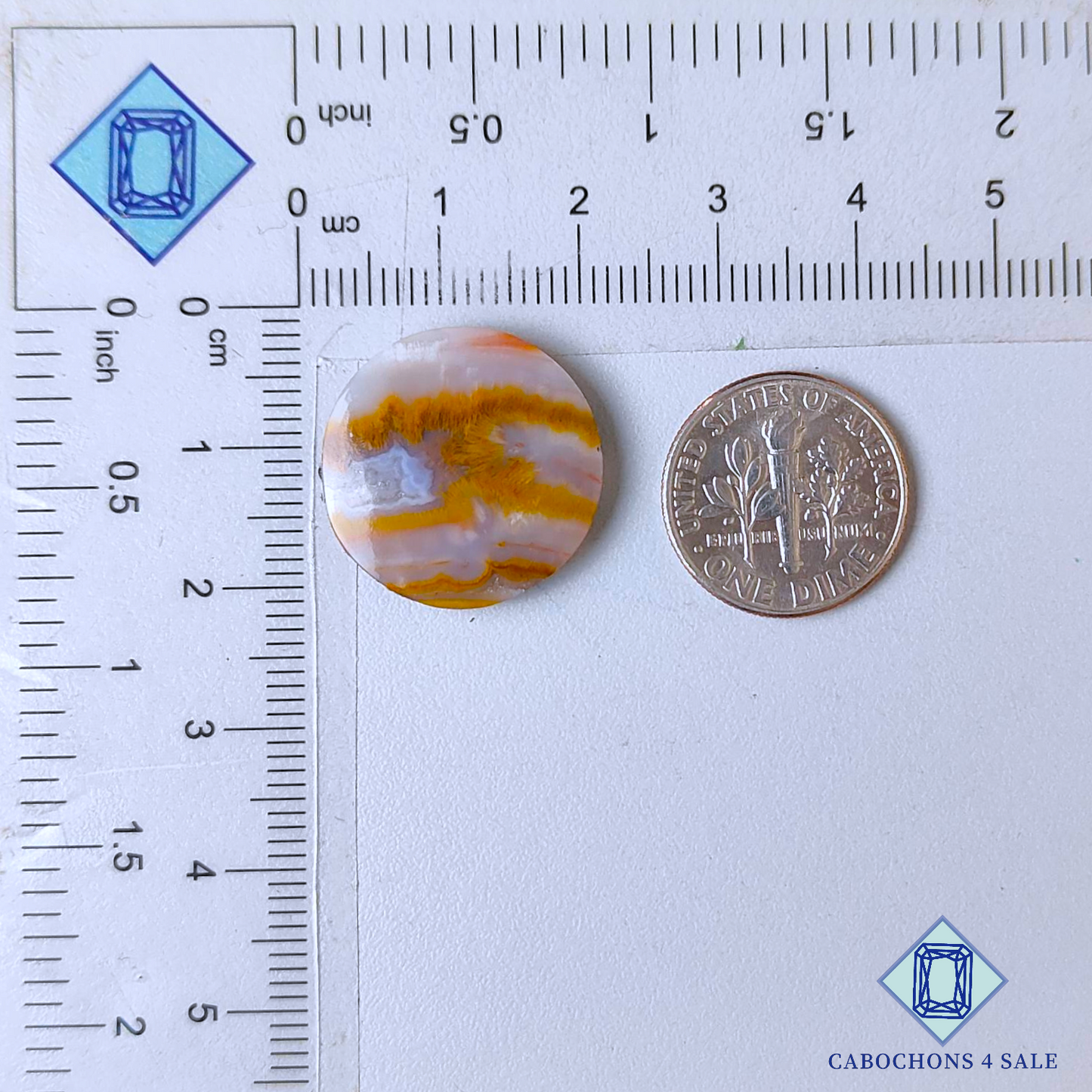 Cacoxenite Round Cabochons