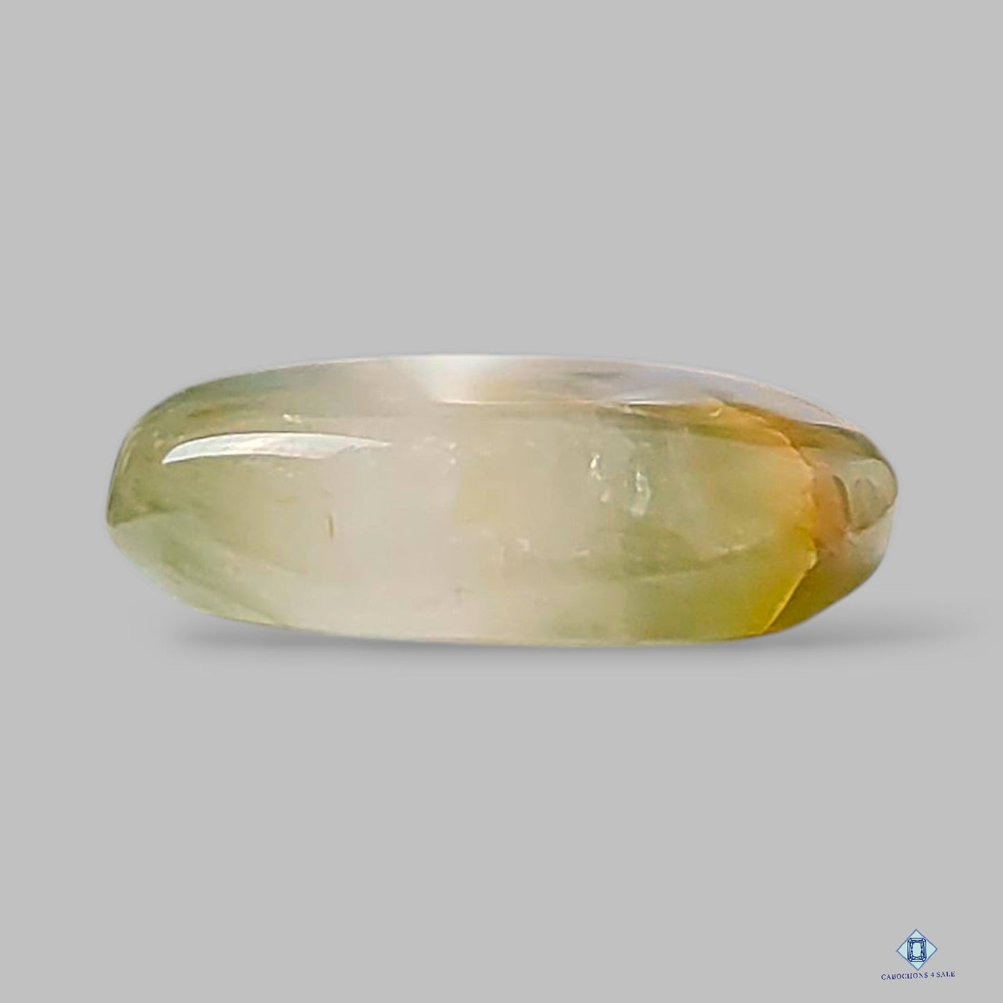 Natural Cacoxenite Green Rutile Quartz Gemstone Pear Cabochons 23*17*5mm from Brazil available for sale