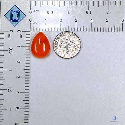 Carnelian Pear Cabochons