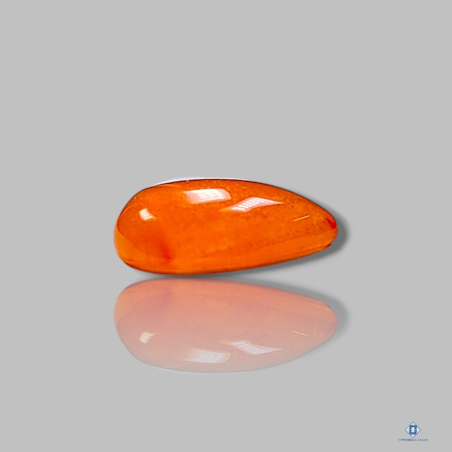 Carnelian Pear Cabochons