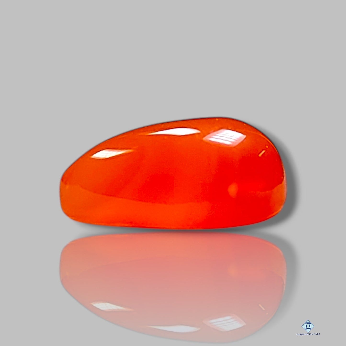 Carnelian Pear Cabochon