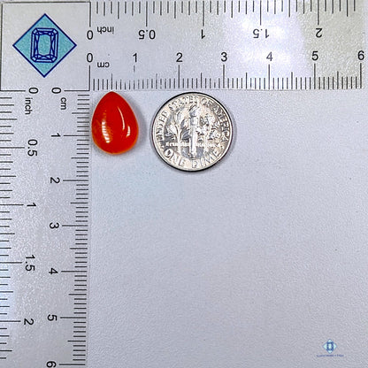 Carnelian Pear Cabochons