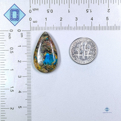 Cavansite Pear Cabochons