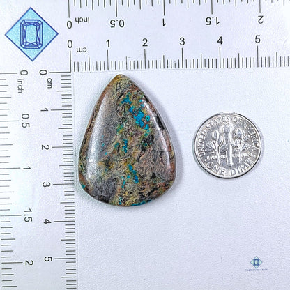 Cavansite Pear Cabochons