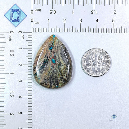 Cavansite Pear Cabochons