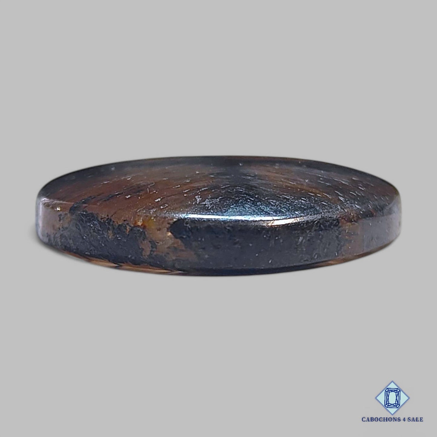 Natural Chiastolite Gemstone Oval Cabochons 34*29*6mm from Brazil available for sale